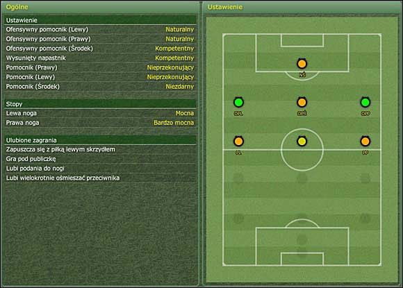 Ten zawodnik potrafi grać skutecznie na każdej pozycji w linii pomocy oraz jako środkowy napastnik - Pozostałe - Profil zawodnika - Football Manager 2006 - poradnik do gry