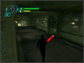 Likwidujemy dwóch funkcjonariuszy i wbiegamy do łazienki przez drzwi po prawej (obrazek 1) - Deja Vu Its a trap - The Matrix: Path of Neo - poradnik do gry