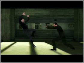 Słynna walka z Agentem Smithem na starej stacji metra - Subway Showdown - The Matrix: Path of Neo - poradnik do gry