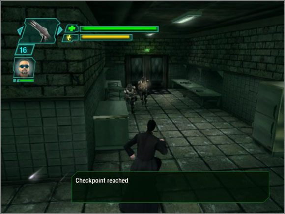 Biegniemy korytarzem - Captains Rescue - Captain Ballard - The Matrix: Path of Neo - poradnik do gry