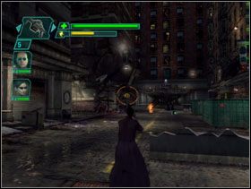 Zeskakujemy na dół i wykańczamy kolejnych przeciwników - Captains Rescue - Morpheus and Trinity - The Matrix: Path of Neo - poradnik do gry