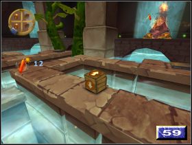 Tym razem, przydatność pobliskiej skrzyni nie podlega żadnej dyskusji - Wyspa wodospadów (2) | Solucja Kao Tajemnica Wulkanu - Kao: Tajemnica Wulkanu - poradnik do gry