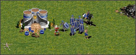 Bohaterski Jason zaskoczony w barze sałatkowym. - VI - Siege of Athens | Kampania Glory of Greece w Age of Empires - Age of Empires - poradnik do gry