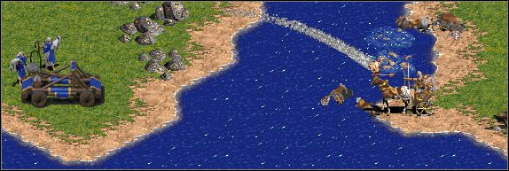 Pomoc ognistej katapulty jest w tym scenariuszu bezcenna. - III - Lost | Kampania Voices of Babylon w Age of Empires - Age of Empires - poradnik do gry