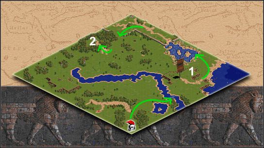 Warunki zwycięstwa - VI - The Caravan | Kampania Voices of Babylon w Age of Empires - Age of Empires - poradnik do gry