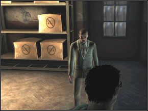 Po lewej, na stoliku w [34] znajdziesz budzik i małą apteczkę - [03] Jail Break cz.3 | Cold War Szpieg Zimnej Wojny - Cold War: Szpieg Zimnej Wojny - poradnik do gry