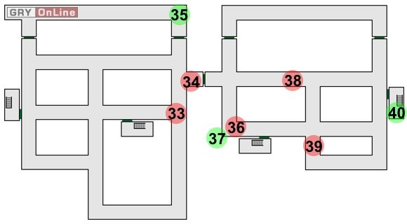 Wracaj się do poprzedniej części poziomu - jeśli zapomniałeś dobić wcześniej jakiegoś żołnierza to uważaj, bo może on być na dole (lewy obrazek poniżej) - [16] Thanks Mr. Geiger cz.3 | Cold War Szpieg Zimnej Wojny - Cold War: Szpieg Zimnej Wojny - poradnik do gry