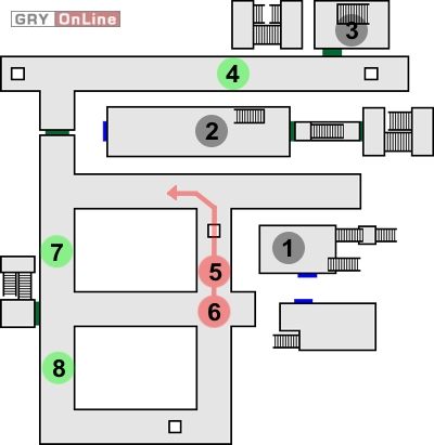 Dlatego od razu po rozpoczęciu poziomu zacznij zbierać na dół po schodach - zaczynasz w [1], zbiegnij do [2], a potem do [3] uważając po drodze na rury puszczające parę co jakiś czas (jeśli w taką wejdziesz, to stracisz trochę energii - para pokazana jest np - [19] The Halls of Hell cz.1 | Cold War Szpieg Zimnej Wojny - Cold War: Szpieg Zimnej Wojny - poradnik do gry