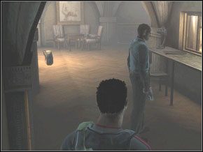 Ostrożnie przekradnij się do żołnierza stojącego w [8] (widocznego na lewym obrazku powyżej) i strzel mu w głowę z pistoletu z tłumikiem (użyj mocnych pocisków) - [23] The Curtain Falls cz.2 | Cold War Szpieg Zimnej Wojny - Cold War: Szpieg Zimnej Wojny - poradnik do gry