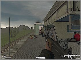 Wkrótce dotrzesz do wagonu z czołgiem - Pociąg w Mołdawii | Kameleon - Kameleon - poradnik do gry