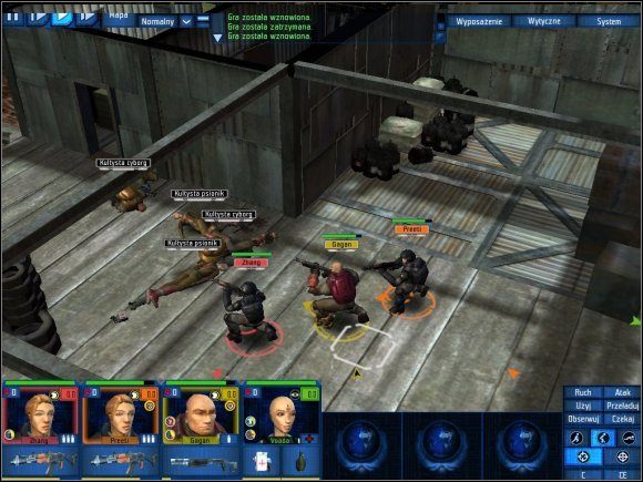 Kolejni kultyści wybiegali z domu tylko po to, by wpaść pod ostrzał dwóch AK47 oraz SPAS-12 - Osiem zasad walki | Walka taktyczna | UFO Decydujące Starcie - UFO: Decydujące Starcie - poradnik do gry