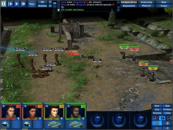 Mutanci nacierają dużą grupą. W takiej sytuacji trzeba pruć seriami kiedy tylko stanie się to możliwe. - Osiem zasad walki | Walka taktyczna | UFO Decydujące Starcie - UFO: Decydujące Starcie - poradnik do gry