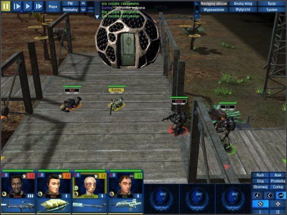 Snajperzy, karabiny maszynowe, wyrzutnie rakiet - taka siła ognia pozwala bez strachu czekać na kultystów. Uważaj tylko, żeby nie zaszli cię od tyłu! - Faza II - Wielkie przygotowania (2) | Walkthrough | UFO Decydujące Starcie - UFO: Decydujące Starcie - poradnik do gry