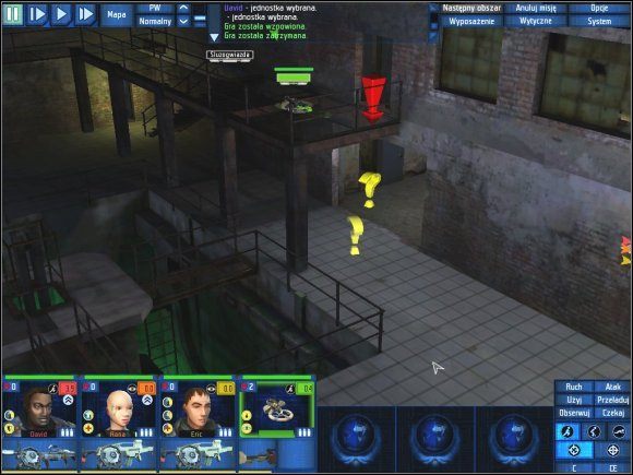 Niektóre konfiguracje robotów są bardzo użyteczne - na przykład zwiadowca, który z łatwością wykrywa wszystkich pobliskich wrogów. - Faza III - Wojna totalna (2) | Walkthrough | UFO Decydujące Starcie - UFO: Decydujące Starcie - poradnik do gry