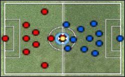 Początkowe rozstawienie zawodników - Niuanse formacji i strategii | Podstawy Pro Evolution Soccer 5 - Pro Evolution Soccer 5 - poradnik do gry