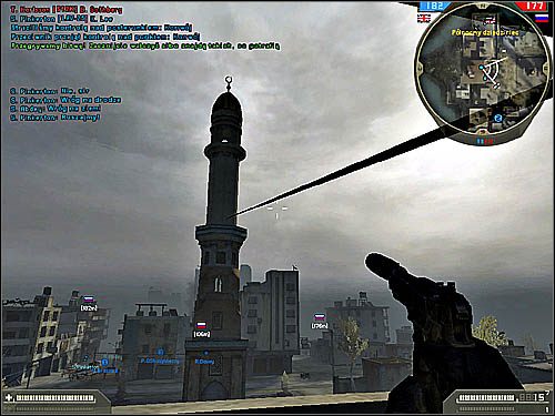 Tak jak Grappling Hook, Zip Line nie służy do zabijania - strzał z kuszy nikomu nie wyrządzi krzywdy - Zip Line | Wyposażenie | Battlefield 2 Jednostki Specjalne - Battlefield 2: Jednostki Specjalne - poradnik do gry