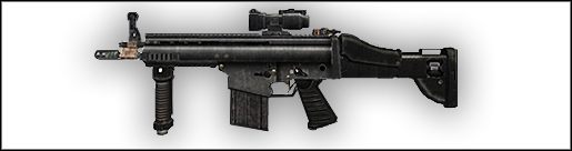 Broń ta znajduje się na wyposażeniu klasy Assault w amerykańskich oddziałach Navy SEAL - Bronie standardowe | Bronie | Battlefield 2 Jednostki Specjalne - Battlefield 2: Jednostki Specjalne - poradnik do gry