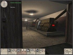 Jego kolega powinien ostrożnie otworzyć drzwi do pomieszczenia z generatorami, zajrzeć do środka (wychylając się) i zastrzelić dwóch Fryców w środku - Misja Deadfish (3) | Operacja Ammobox | Hidden and Dangerous 2 Drużyna Szabla - Hidden and Dangerous 2: Drużyna Szabla - poradnik do gry