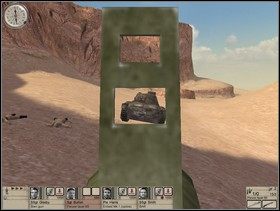 Teraz, jeśli chcesz zacząć realizować dodatkowy cel misji czyli zniszczenie wszystkich pojazdów wroga na jakie natrafisz w tej misji (Cause as much damge as possible to enemy vehicles - Misja 2 Snakebite (2) | Operacja Heat | Hidden and Dangerous 2 Drużyna Szabla - Hidden and Dangerous 2: Drużyna Szabla - poradnik do gry