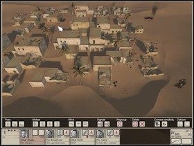 Następnie zjedź oboma samochodami w dół - ciężarówkę z armatą poślij prawą stroną miasta a małego jeepa z kaemem lewą, pomiędzy budynkami - Misja 3 Sitting Duck (3) | Operacja Heat | Hidden and Dangerous 2 - Hidden and Dangerous 2: Drużyna Szabla - poradnik do gry