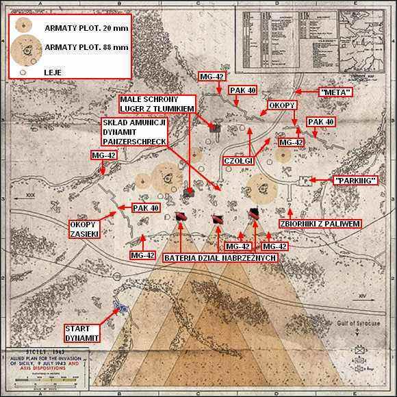 Założenia misji - Misja 1 Chestnut (1) | Operacja Husky | Hidden and Dangerous 2 Drużyna Szabla - Hidden and Dangerous 2: Drużyna Szabla - poradnik do gry