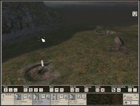 Z tej armatki możesz a wręcz powinieneś ostrzelać Włochów, którzy wejdą Ci pod lufę - uważaj na jednego stojącego w cieniu pod skałą po lewej i innych wyskakujących z pobliskich schronów a także na nieprzyjaciół przy stanowiskach większych Flaków - Misja 1 Chestnut (2) | Operacja Husky | Hidden and Dangerous 2 Drużyna Szabla - Hidden and Dangerous 2: Drużyna Szabla - poradnik do gry