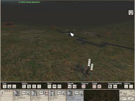 Ci z prawej poruszają się wzdłuż prawego zbocza do krzaka przed okopem po prawej - Misja 1 Chestnut (4) | Operacja Husky | Hidden and Dangerous 2 Drużyna Szabla - Hidden and Dangerous 2: Drużyna Szabla - poradnik do gry