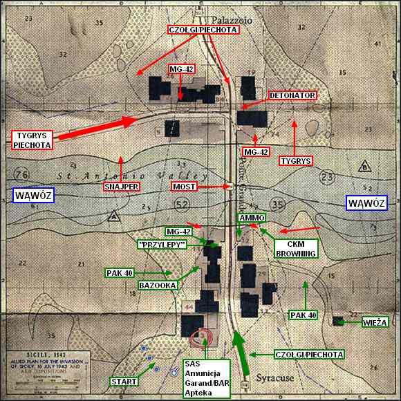 Założenia misji - Misja 2 Ponte Grande (1) | Operacja Husky | Hidden and Dangerous 2 - Hidden and Dangerous 2: Drużyna Szabla - poradnik do gry