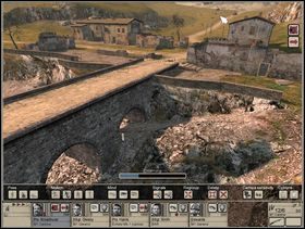 Uważaj na Fryców którzy się zaczaili w wąwozie pod mostem - Misja 2 Ponte Grande (2) | Operacja Husky | Hidden and Dangerous 2 - Hidden and Dangerous 2: Drużyna Szabla - poradnik do gry