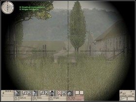 Motocykl najlepiej jest zatrzymać zabijając z karabinu wyborowego najpierw kierowcę a potem pasażera (jest wielce prawdopodobne, że zanim wycelujesz ze snajperki Twoi ludzie zdążą już sami ostrzelać i zatrzymać motocykl) - Misja 2 Razor Blade (2) | Operacja Houndsmith | Hidden and Dangerous 2 - Hidden and Dangerous 2: Drużyna Szabla - poradnik do gry