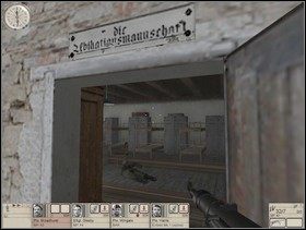 a potem Fryców w barakach (uwaga, mogą z nich wybiec - Misja 2 Razor Blade (2) | Operacja Houndsmith | Hidden and Dangerous 2 - Hidden and Dangerous 2: Drużyna Szabla - poradnik do gry