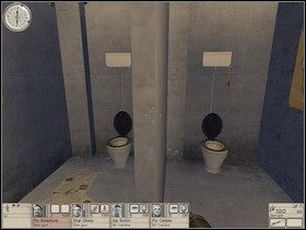 [W lewo raczej nie musisz iść - znajdują się tam toaleta, w której raczej nie powinno nikogo być (ale zajrzyj tam, może będziesz miał szczęście i dorwiesz jakiegoś Niemiaszka na kibelku ;-P) - Misja 3 Guardian Angels (3) | Operacja Houndsmith | Hidden and Dangerous 2 - Hidden and Dangerous 2: Drużyna Szabla - poradnik do gry