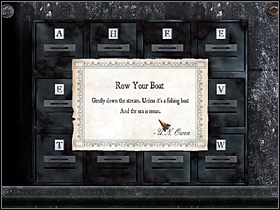 Te litery muszą do czegoś służyć - ROZDZIAŁ III - cz.8 | Agatha Christie I Nie Było Już Nikogo - Agatha Christie: I Nie Było Już Nikogo - poradnik do gry