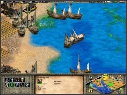 Mając dominację na wodzie, Saladyn mógł zorganizować desant - Lord of Arabia | Kampania Saladyna w Age of Empires II The Age of the Kings - Age of Empires II: The Age of the Kings - poradnik do gry