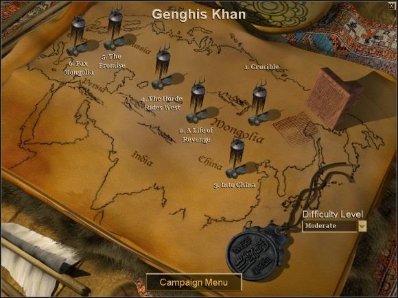 Witaj, człowieku z zachodu - Wstęp | Kampania Dżyngis Chana w Age of Empires II The Age of the Kings - Age of Empires II: The Age of the Kings - poradnik do gry