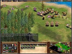 Ogatai natychmiast ściągnął na polanę swoją armię ofensywną i trebusze, jak również wszystkich robotników - Pax Mongolia | Kampania Dżyngis Chana w Age of Empires II The Age of the Kings - Age of Empires II: The Age of the Kings - poradnik do gry