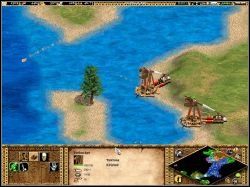 Priorytety rozwoju były dwa - jak najszybsze stworzenie floty galeonów z działami oraz wyszkolenie sporej grupy paladynów - The Lombard League | Kampania Fryderyka Barbarossy w Age of Empires II - Age of Empires II: The Age of the Kings - poradnik do gry