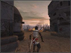 Drzwi, do których wciągnięto twoją towarzyszkę są zamknięte - Poradnik do gry - [01] The Ramparts (wały obronne) | Prince of Persia Dwa Trony - Prince of Persia: Dwa Trony - poradnik do gry