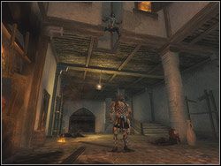 Ostrożnie zsuń się na dół - [02] Harbor District (dzielnica portowa) | Prince of Persia Dwa Trony - Prince of Persia: Dwa Trony - poradnik do gry