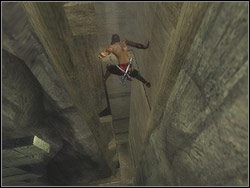 Przejdź na przeciwległą krawędź platformy, stań przy murze - [10] The Sewers (kanały) | Prince of Persia Dwa Trony - Prince of Persia: Dwa Trony - poradnik do gry