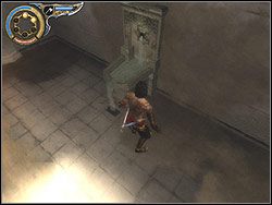 Wróć z powrotem do pomieszczenia z kotarami i tym razem uderz na wprost do pomieszczeń, w których jeszcze nie byłeś - [10] The Sewers (kanały) | Prince of Persia Dwa Trony - Prince of Persia: Dwa Trony - poradnik do gry