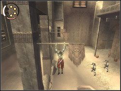 Gdy zakończysz eksploatację placu, pobiegnij na jego środek - [12] The Fortress (twierdza) | Prince of Persia Dwa Trony - Prince of Persia: Dwa Trony - poradnik do gry