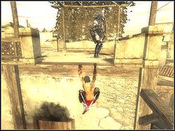 Szkoda czasu na rozmyślania, pobiegnij na lewo - [14] The Lower City Rooftops (szczyty dachów dolnego miasta) - Prince of Persia: Dwa Trony - poradnik do gry