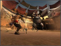 Pobiegnij korytarzem na prawo od fontanny - [15] The Arena (arena) | Prince of Persia Dwa Trony - Prince of Persia: Dwa Trony - poradnik do gry