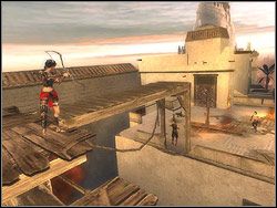 Zlikwiduj zaalarmowanych Strażnika i Łucznika - [18] The Dark Alley (mroczna aleja) | Prince of Persia Dwa Trony - Prince of Persia: Dwa Trony - poradnik do gry