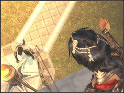 Podejdź z powrotem do mechanizmu (2) i przełącz dźwignię - [19] The Temple Rooftops (dachy świątyni) | Prince of Persia Dwa Trony - Prince of Persia: Dwa Trony - poradnik do gry