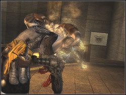 Obróć się w lewo i pobiegnij poziomo po ścianie - [20] The Temple (świątynia) | Prince of Persia Dwa Trony - Prince of Persia: Dwa Trony - poradnik do gry