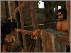 Idź korytarzem w stronę wyjścia na dziedziniec - [21] The Marketplace (rynek) | Prince of Persia Dwa Trony - Prince of Persia: Dwa Trony - poradnik do gry