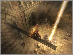 Wejdź na kładkę i rozejrzyj się - [22] The Market District (dzielnica targowa) | Prince of Persia Dwa Trony - Prince of Persia: Dwa Trony - poradnik do gry