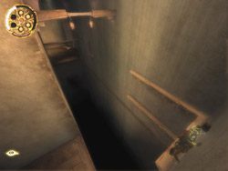 Włącz widok panoramiczny, by ocenić odległość do najbliższej belki - [25] The Plaza (plac) | Prince of Persia Dwa Trony - Prince of Persia: Dwa Trony - poradnik do gry